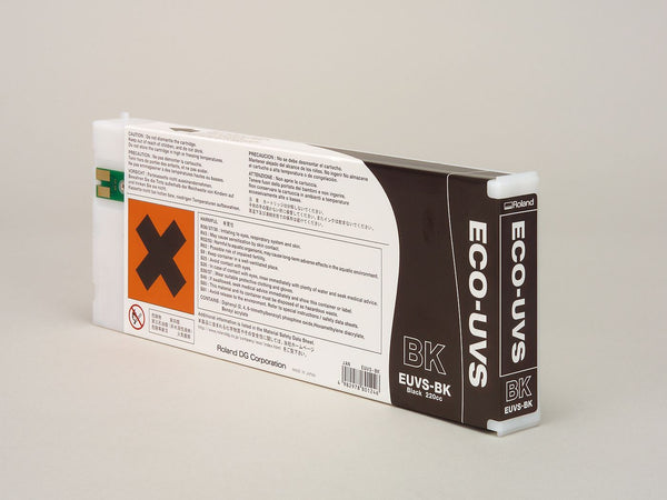 Encre Roland ECO-UV S (EUVS) — Noir 220 cc (EUVS-BK)