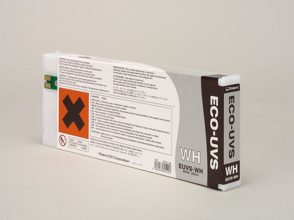 Encre Roland ECO-UV S (EUVS) — Blanc 220 cc (EUVS-WH)