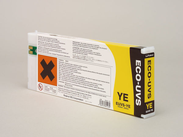 Encre Roland ECO-UV S (EUVS) — Jaune 220 cc (EUVS-YE)