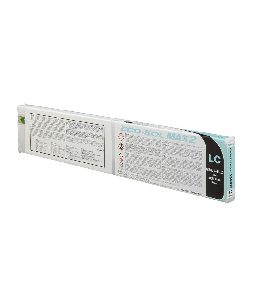 Encre Roland ECO-SOL MAX 2 (ESL4) — Cyan clair 440 cc (ESL4-4LC)