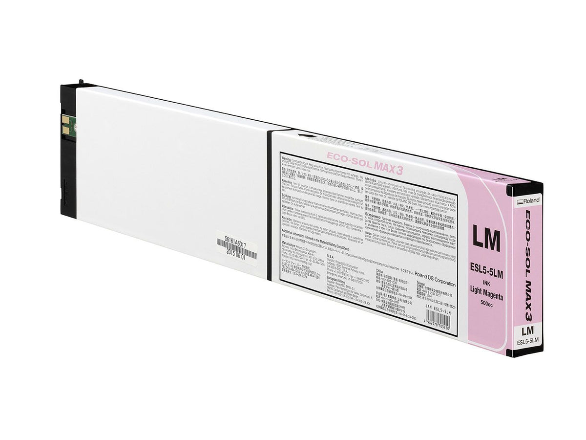 Encre Roland ECO-SOL MAX 3 (ESL5) — Magenta clair 500 cc (ESL5-5LM)