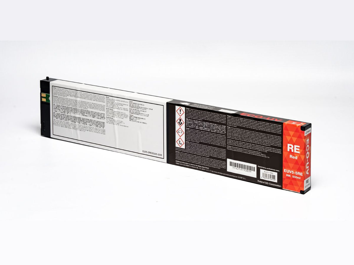 Encre Roland ECO-UV 5 (EUV5) — Rouge 500 cc (EUV5-5RE)