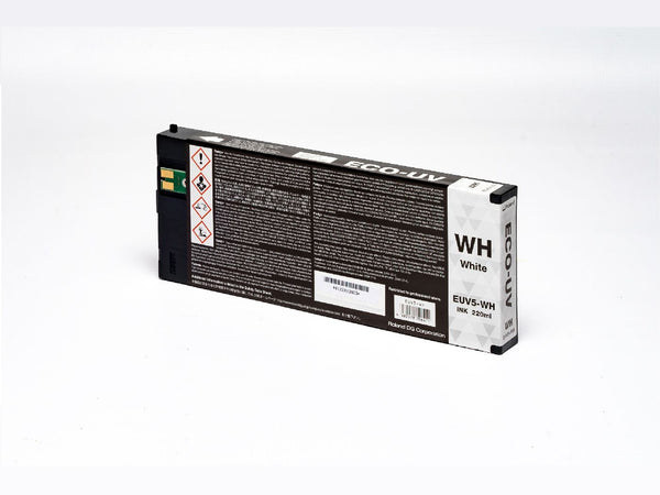 Encre Roland ECO-UV 5 Blanc (EUV5-WH) — Blanc 220 cc (EUV5-WH)