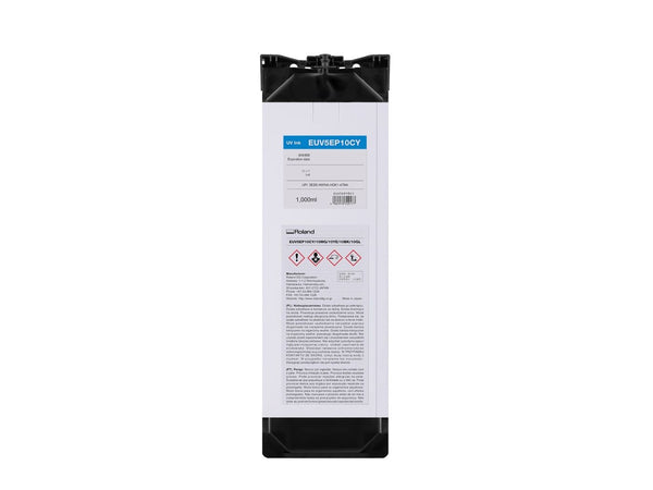 Encre Roland ECO-UV 5 (EUV5EP10) — Cyan 1 000 cc (EUV5EP10CY)
