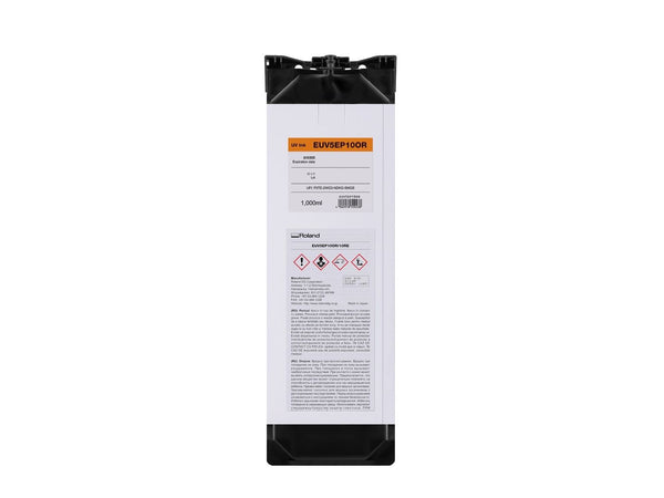 Encre Roland ECO-UV 5 (EUV5EP10) — Orange 1 000 cc (EUV5EP10OR)