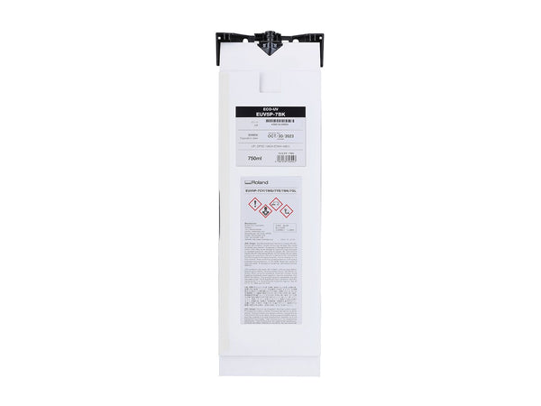 Encre Roland ECO-UV 5 (EUV5P) — Noir 750 ml (EUV5P-7BK)