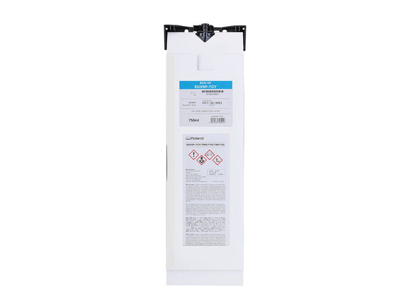 Encre Roland ECO-UV 5 (EUV5P) — Cyan 750 ml (EUV5P-7CY)