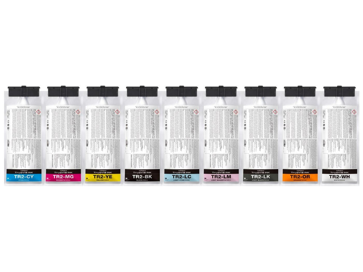 Encre Roland TrueVIS TR2 — Jaune 500 ml (TR2-YE)